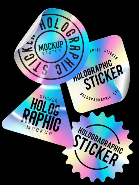 Custom Holographic Stickers - Kustominds